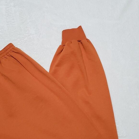 RARE Vintage 1980s Tennessee River Orange Adobe High Rise Joggers Sweatpants XL - Picture 8 of 12